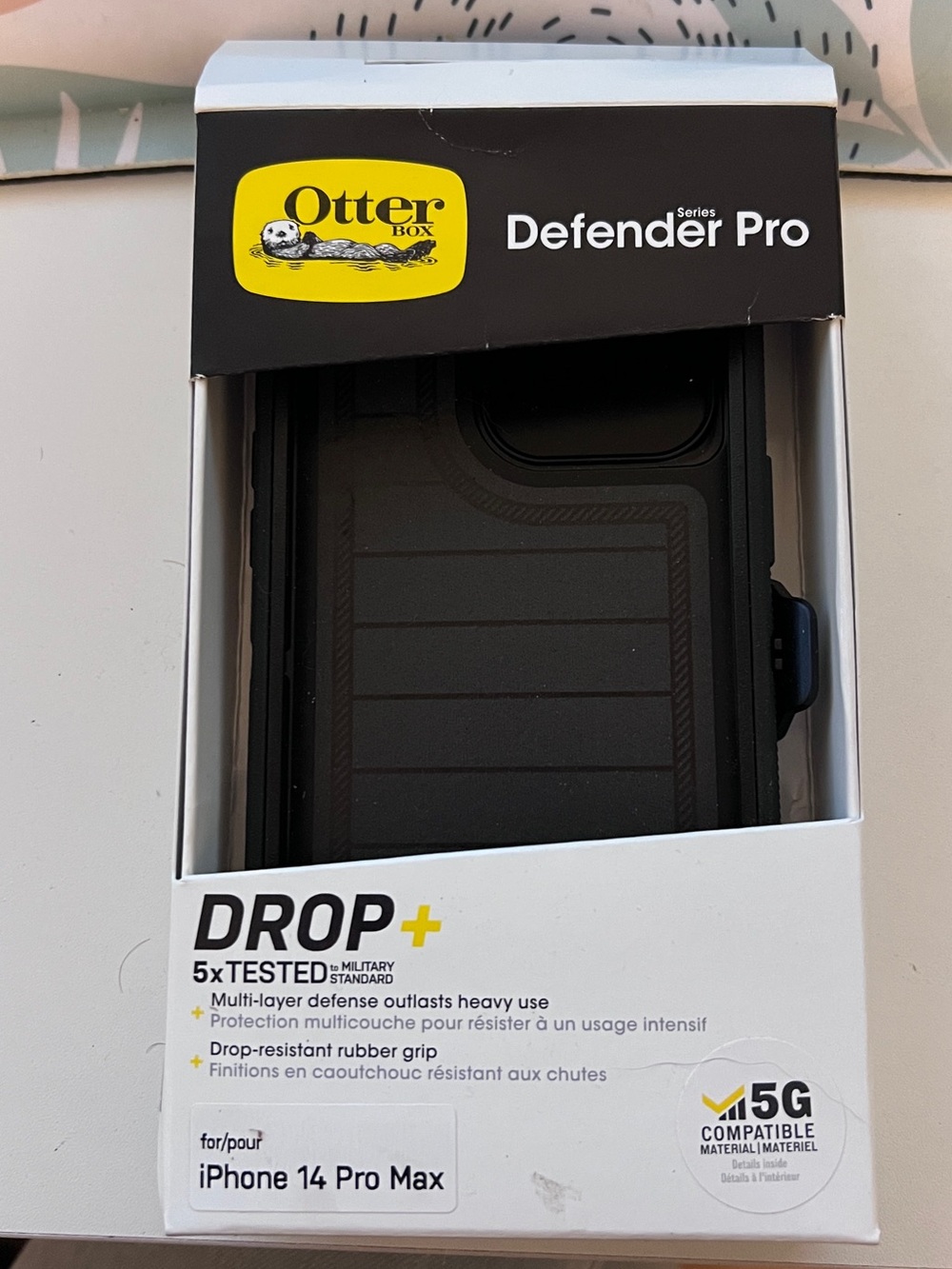 OtterBox Defender Pro Case for iPhone 14 Pro Max - Black